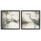Stupell Industries Heron Feathers Over Water 2pc Floating Frame Set, design by Mona Grace